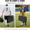 image:imageVEVOR Soccer Rebounder Board Portable Soccer Wall with 2 Angles Rebound Foldable HDPE Kickback Rebound Board Soccer Training Equipment for Kids and Adults Passing amp Shooting Practice45x18