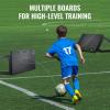 image:imageVEVOR Soccer Rebounder Board Portable Soccer Wall with 2 Angles Rebound Foldable HDPE Kickback Rebound Board Soccer Training Equipment for Kids and Adults Passing amp Shooting Practice45x18
