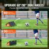 image:imageVEVOR Soccer Rebounder Board Portable Soccer Wall with 2 Angles Rebound Foldable HDPE Kickback Rebound Board Soccer Training Equipment for Kids and Adults Passing amp Shooting Practice45X13