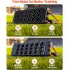 image:imageVEVOR Upgrade Soccer Rebounder Board MultAdjustable Angles Portable Soccer Rebound Wall Foldable Kickback Board Soccer Practice Equipment Ideal for Kids and Adults Passing amp Shooting Drills374 X 98