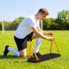 image:imageVEVOR Upgrade Soccer Rebounder Board MultAdjustable Angles Portable Soccer Rebound Wall Foldable Kickback Board Soccer Practice Equipment Ideal for Kids and Adults Passing amp Shooting Drills374 X 98