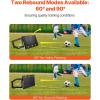 image:imageVEVOR Upgrade Soccer Rebounder Board MultAdjustable Angles Portable Soccer Rebound Wall Foldable Kickback Board Soccer Practice Equipment Ideal for Kids and Adults Passing amp Shooting Drills40X16