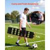 image:imageVEVOR Upgrade Soccer Rebounder Board MultAdjustable Angles Portable Soccer Rebound Wall Foldable Kickback Board Soccer Practice Equipment Ideal for Kids and Adults Passing amp Shooting Drills374 X 98
