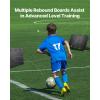 image:imageVEVOR Upgrade Soccer Rebounder Board MultAdjustable Angles Portable Soccer Rebound Wall Foldable Kickback Board Soccer Practice Equipment Ideal for Kids and Adults Passing amp Shooting Drills40X16