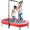 image:imageVEVOR 5FT Trampoline 505556  35 for IndoorOutdoor use for Toddlers Foldable Mini Baby with Foam Handle Recreational Birthday GiftRed