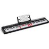 image:imageVEVOR 61 Key Digital Keyboard Piano 200 Tones 200 Rhythms Electric Portable Piano Keyboard Kit with 60 Demo Songs BuiltIn Dual Speakers Headphones Piano Stickers for Beginners LearningPiano 88 Key