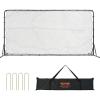 image:imageVEVOR Soccer Rebound Trainer Iron Soccer Training Equipment Sports Football Rebounder Wall DoubleSided Rebounding Net Easy Assembly Perfect for Backyard Practicing Solo Training Passing12x6ft