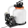 image:imageVEVOR FlashPure Sand Filter Pump 12 in for Above Ground Pool 05 HP 3000 GPH Swimming Pool Filter System with Timer 6X Faster Filtration Media Installed LeakResistant Ready to Use Out of Box14 Inch  075 Hp  3500 Gph