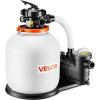 image:imageVEVOR FlashPure Sand Filter Pump 12 in for Above Ground Pool 05 HP 3000 GPH Swimming Pool Filter System with Timer 6X Faster Filtration Media Installed LeakResistant Ready to Use Out of Box16 inch  1 HP  4400 GPH