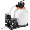 image:imageVEVOR FlashPure Sand Filter Pump 12 in for Above Ground Pool 05 HP 3000 GPH Swimming Pool Filter System with Timer 6X Faster Filtration Media Installed LeakResistant Ready to Use Out of Box16 inch  1 HP  4400 GPH