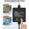 image:imageVEVOR FlashPure Sand Filter Pump 12 in for Above Ground Pool 05 HP 3000 GPH Swimming Pool Filter System with Timer 6X Faster Filtration Media Installed LeakResistant Ready to Use Out of Box12 Inch  05 Hp  3000 Gph