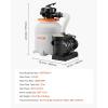 image:imageVEVOR FlashPure Sand Filter Pump 12 in for Above Ground Pool 05 HP 3000 GPH Swimming Pool Filter System with Timer 6X Faster Filtration Media Installed LeakResistant Ready to Use Out of Box12 Inch  05 Hp  3000 Gph