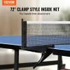image:imageVEVOR Ping Pong Table Professional Table Tennis Game Indoor MDF Portable Table Tennis Table Foldable Ping Pong Table with Quick Clamp Net and Lockable Wheel 10 Minute Easy Assembly 12mm Tabletops