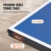 image:imageVEVOR Ping Pong Table Professional Table Tennis Game Indoor MDF Portable Table Tennis Table Foldable Ping Pong Table with Quick Clamp Net and Lockable Wheel 10 Minute Easy Assembly 25mm Tabletops