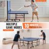 image:imageVEVOR Ping Pong Table Professional Table Tennis Game Indoor MDF Portable Table Tennis Table Foldable Ping Pong Table with Quick Clamp Net and Lockable Wheel 10 Minute Easy Assembly 18mm Tabletops
