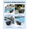 image:imageVEVOR Variable Speed Pool Pump 15 HP AC 220240V 115 GPM InAbove Swimming Pool Pump with Filter Basket Powerful Self Priming Programmable Timer for Inground and Above Ground Swimming Pool15 Hp