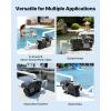 image:imageVEVOR Variable Speed Pool Pump 15 HP AC 220240V 115 GPM InAbove Swimming Pool Pump with Filter Basket Powerful Self Priming Programmable Timer for Inground and Above Ground Swimming Pool30 HP
