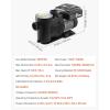 image:imageVEVOR Variable Speed Pool Pump 15 HP AC 220240V 115 GPM InAbove Swimming Pool Pump with Filter Basket Powerful Self Priming Programmable Timer for Inground and Above Ground Swimming Pool15 Hp