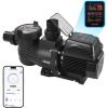 image:imageVEVOR Variable Speed Pool Pump 15 HP AC 220240V 132 GPM inAbove Swimming Pool Pump with Filter Basket Powerful Self Priming Programmable Timer for Inground and Above Ground Swimming Pool20 Hp
