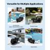 image:imageVEVOR Variable Speed Pool Pump 15 HP AC 220240V 132 GPM inAbove Swimming Pool Pump with Filter Basket Powerful Self Priming Programmable Timer for Inground and Above Ground Swimming Pool15 Hp