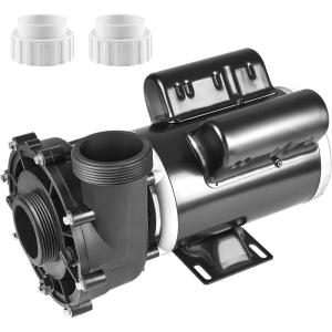 image:imageVEVOR 2 Speed SPA Pump 56Frame AC 220V Hot Tub SPA Pump 4 HP  210 GPM  6561 ft High Speed or 07 HP  103 GPM  1607 ft Low Speed 2 Port 90 Rotational Interface for Hot Tub15 HP