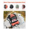 image:imageVEVOR Hydration Backpack Insulated Hydration Pack Backpack with Water Bladder Hiking Water Backpack with Storage for Men Women Hydro Water Daypack for Hiking Running Cycling CampingORG 8L2L