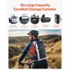 image:imageVEVOR Hydration Backpack Insulated Hydration Pack Backpack with Water Bladder Hiking Water Backpack with Storage for Men Women Hydro Water Daypack for Hiking Running Cycling CampingBLK 15L3L