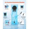 image:imageVEVOR Hydration Backpack Insulated Hydration Pack Backpack with Water Bladder Hiking Water Backpack with Storage for Men Women Hydro Water Daypack for Hiking Running Cycling CampingBLU 15L3L