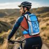 image:imageVEVOR Hydration Backpack Insulated Hydration Pack Backpack with Water Bladder Hiking Water Backpack with Storage for Men Women Hydro Water Daypack for Hiking Running Cycling CampingBLU 15L3L