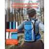 image:imageVEVOR Hydration Backpack Insulated Hydration Pack Backpack with Water Bladder Hiking Water Backpack with Storage for Men Women Hydro Water Daypack for Hiking Running Cycling CampingBLU 15L3L