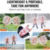 image:imageVEVOR Inflatable Bumper Ball 4FT5FT Body Sumo Zorb Balls for Teen 08mm Thick PVC Human Hamster Bubble Balls for Outdoor Team Gaming Play Bumper Bopper Toys for Garden Yard Park4FT Red Dot