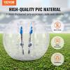 image:imageVEVOR Inflatable Bumper Ball 4FT5FT Body Sumo Zorb Balls for Teen 08mm Thick PVC Human Hamster Bubble Balls for Outdoor Team Gaming Play Bumper Bopper Toys for Garden Yard Park5FT Transparent