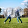 image:imageVEVOR Inflatable Bumper Ball 4FT5FT Body Sumo Zorb Balls for Teen 08mm Thick PVC Human Hamster Bubble Balls for Outdoor Team Gaming Play Bumper Bopper Toys for Garden Yard Park5FT Transparent