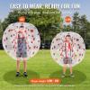 image:imageVEVOR Inflatable Bumper Ball 4FT5FT Body Sumo Zorb Balls for Teen 08mm Thick PVC Human Hamster Bubble Balls for Outdoor Team Gaming Play Bumper Bopper Toys for Garden Yard Park4FT Red Dot