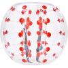 image:imageVEVOR Inflatable Bumper Ball 4FT5FT Body Sumo Zorb Balls for Teen 08mm Thick PVC Human Hamster Bubble Balls for Outdoor Team Gaming Play Bumper Bopper Toys for Garden Yard Park4FT Red Dot