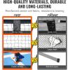 image:imageVEVOR Portable Pickleball Net System 22FT Regulation Size NetPickleball Net Set with Wheels and Paddles