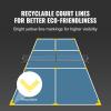 image:imageVEVOR Portable Pickleball Net System 22FT Regulation Size NetPickleball Net Set with Wheels and Paddles