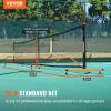 image:imageVEVOR Portable Pickleball Net System 22FT Regulation Size NetPickleball Net Set with Wheels and Paddles