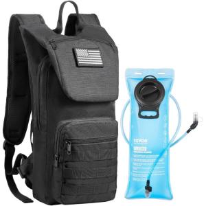 image:imageVEVOR Hydration Backpack Insulated Hydration Pack Backpack with Water Bladder Hiking Water Backpack with Storage for Men Women Hydro Water Daypack for Hiking Running Cycling CampingBLK 18L3L