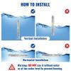 image:imageVEVOR Deep Well Submersible Pump 1HP 115V60Hz 37gpm Flow 207ft Head with 33ft Electric Cord 4 Stainless Steel Water Pump for Industrial IrrigationampHome Use IP68 Waterproof Grade1HP115V