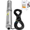 image:imageVEVOR Deep Well Submersible Pump 1HP 115V60Hz 37gpm Flow 207ft Head with 33ft Electric Cord 4 Stainless Steel Water Pump for Industrial IrrigationampHome Use IP68 Waterproof Grade3HP230V w control box