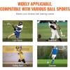image:imageVEVOR Folding Lacrosse Rebounder for Backyard Volleyball Bounce Back Net Pitchback Throwback Baseball Softball Return Training Screen Adjustable Angle Shooting Practice Training Wall3X4FT