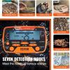 image:imageVEVOR Metal Detector for Adults amp Kids 10 Inch Waterproof Search Coil with LCD Display 7 Modes Adjustable 4152 Aluminum Stem DSP Chip Higher Accuracy Gold Detector 10 Detection Depth10inch