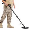 image:imageVEVOR Metal Detector for Adults amp Kids 10 Inch Waterproof Search Coil with LCD Display 7 Modes Adjustable 4152 Aluminum Stem DSP Chip Higher Accuracy Gold Detector 10 Detection Depth10inch