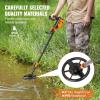 image:imageVEVOR Metal Detector for Kids 6 Inch Waterproof Search Coil with LCD Display Adjustable 2636 Gold Detector Lightweight Carbon Fiber Stem for Junior amp Youth Detecting Gold Coin Treasure