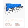 image:imageVEVOR Portable Folding Bench 8 Seats Foldable Sideline Bench Outdoor Camping Bench Chair with Carry Bag amp Backrest Team Sport Sideline Bench for Football Fishing No Assembly Instant Seating BlackBlue