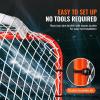 image:imageVEVOR Street Hockey Net Indoor Outdoor Steel Hockey Goal Official Regulation Pro Hockey Training Goal Set Portable Hockey Goal with Net Easy Assemble 72 x 48 WhiteRed72 x 48