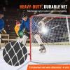 image:imageVEVOR Street Hockey Net Indoor Outdoor Steel Hockey Goal Official Regulation Pro Hockey Training Goal Set Portable Hockey Goal with Net Easy Assemble 72 x 48 WhiteRed72 x 48