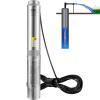 image:imageVEVOR Deep Well Submersible Pump 1HP 115V60Hz 37gpm Flow 207ft Head with 33ft Electric Cord 4 Stainless Steel Water Pump for Industrial IrrigationampHome Use IP68 Waterproof Grade2HP230V