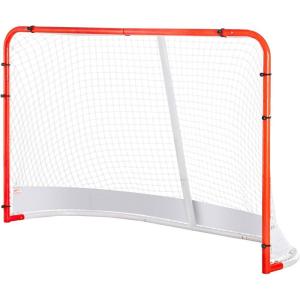 image:imageVEVOR Street Hockey Net Indoor Outdoor Steel Hockey Goal Official Regulation Pro Hockey Training Goal Set Portable Hockey Goal with Net Easy Assemble 72 x 48 WhiteRed72 x 48